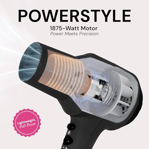 PowerStyle Turbo Ionic Hair Dryer (Black)