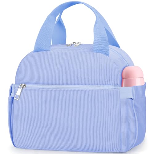 Lunch Box for Women (B-B-Corduroy Blue / Medium - 10L)