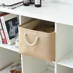 Organization and Storage Basket for Organizing (Beige / 3PCS/X Large -17.7Lx13.8Wx9.8H)