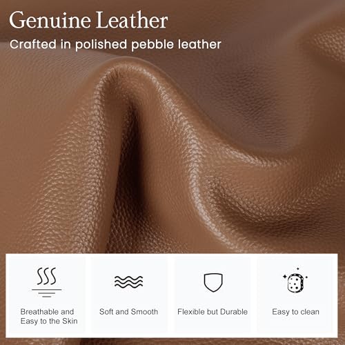 Genuine Leather Crossbody Bags for Women Anti Theft Travel Sling Bag (Brown02)