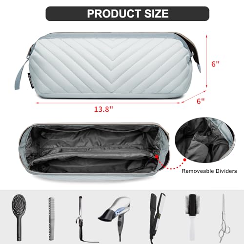 Hair Tools Travel Bag for Shark Flexstyle Dyson (Grey)
