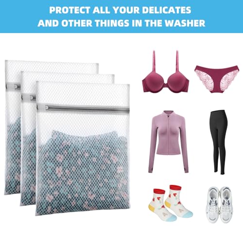 Honeycomb Mesh Laundry Bags for Delicates