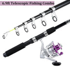 Fishing Pole Combo (Blue & Purple Fishing Combos)