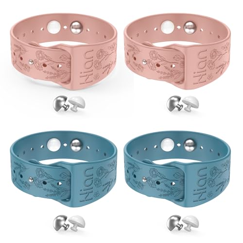 Motion Sickness Bracelets Wristband Sea Sickness for Adult Kids & Pregnant Women (B-03-bule+pink-daisy)