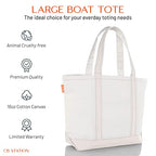 Medium Classic Canvas Tote Bag for Women (Blank: Natural)