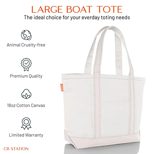 Medium Classic Canvas Tote Bag for Women (Blank: Natural)