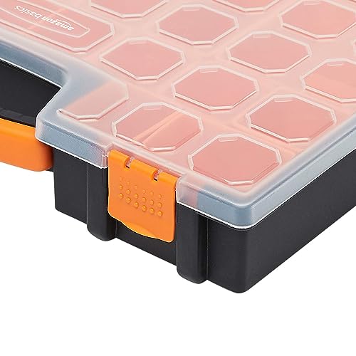 19 Removable Compartment Small Parts Organizer (16.5 x 13.2 x 2.4 inches / 19 Compartments)