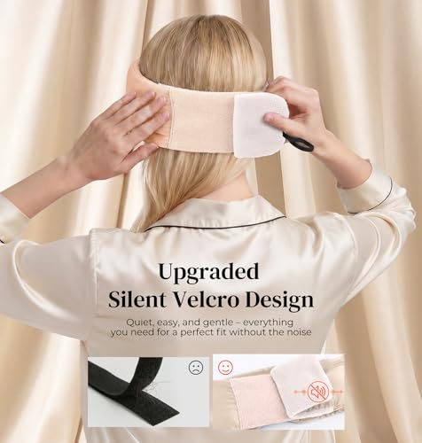 3D Silk Bluetooth Sleep Mask (Champagne)