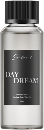 Scentiment Diffuser Oil - Day Dream | Inspired by Luxury Five Star Hotel White Tea Scent | Aromatherapy Home Fragrance| Luxurious Scent with Notes of Aloe Vera, Cedar, White Tea (120 mL)