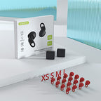 Silicone Ear Plugs for Noise Reduction (Red)