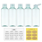 3.4 oz Travel Bottles for Toiletries (Light Green)