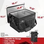 Grill Caddy with Lid (Black-with lid)