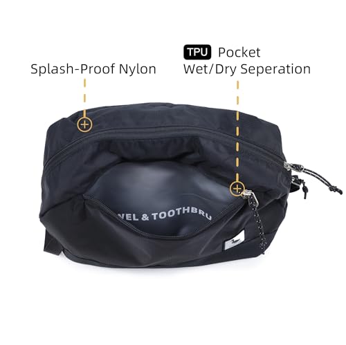 Travel Toiletry Bag 5L (Black Stealth / 5L)