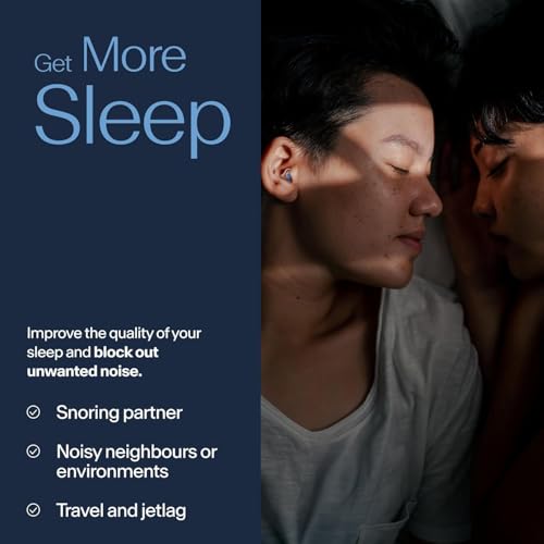 Alpine SleepDeep Reusable Earplugs for Sleeping (S + L)