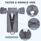 Garment Bags for Travel (Black / Convertible)