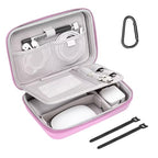 Electronic Organizer Travel Compatible with MacBook Power Adapter (Pink)