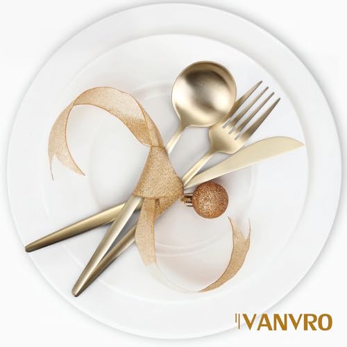 Champagne Gold Silverware Set (Champagne)