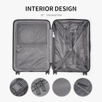 Luggage Sets 3 Piece (Blue / 3-Piece Set (20/24/28))