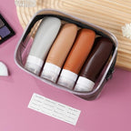 Travel Bottles for Toiletries (Brown 3oz / 3 Ounce)