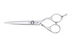 Cricket S2 Elite Series Shears 600 Professional Hair Cutting Scissors - 6-Inch Barber & Stylist Hair Scissors with Convex Edge Blades, Durable Swedish Steel, Leaf Spring Tension, Hand-Polished Finish