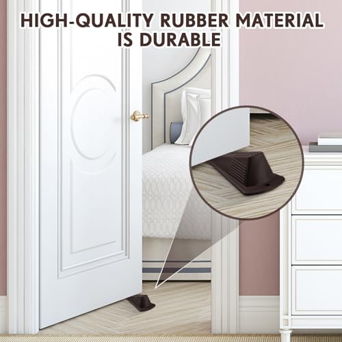 12 Pcs Jumbo Door Stoppers Heavy Duty Rubber Doorstop