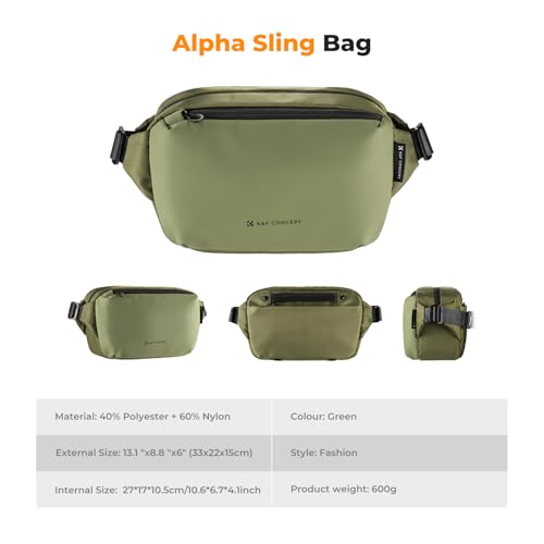2 in 1 Camera Sling Bag (03 Green Medium)