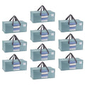 Heavy Duty Moving Bags (Light Blue Matte / 10 Pack)
