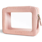 Clear Makeup Bag Organizer (Pink / Large Glam)