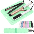 Oversize Silicone Heat Resistant Mat for Hair Tools (Green)