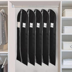60 Inch Dress Bags for Gowns (Black&Grey / 60'' - 4PCS)