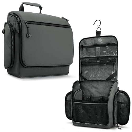 Hanging Travel Toiletry Bag (Shadow Gray)