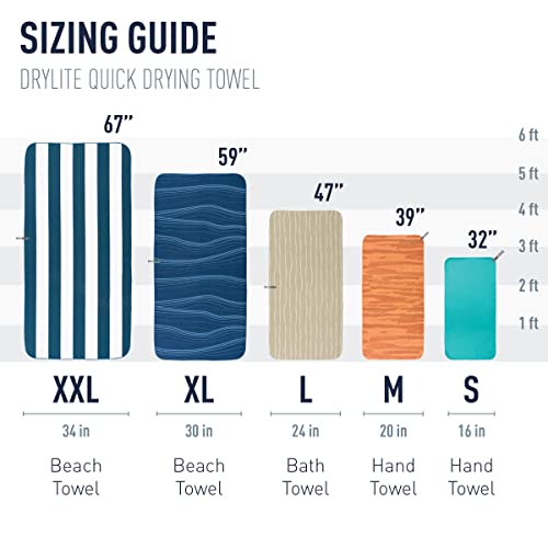 Drylite Towel (Baltic Blue / X-Large)