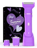 3-in-1 Bikini Trimmer for Women, Vacation Essentials for Women (Nebula Violet)