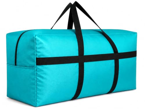 Extra Large Storage Duffle Bag (370L - 56"l x 15"w x 27"h / Turquoise)