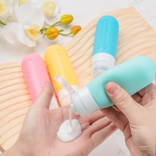 16 Pack Travel Bottles for Toiletries (16PCS/Cranberry)