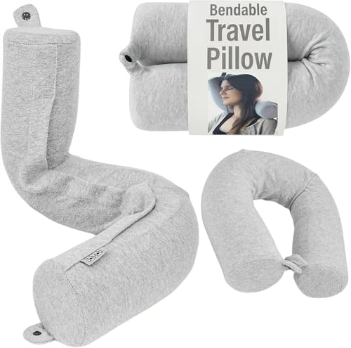 Twist Memory Foam Travel Pillow (Gray / Standard (26"))