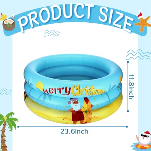 Christmas Inflatable Cooler (Light Blue / Summer Christmas)