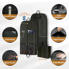 Long Garment Bag 60'' for Womens Dress Long Gowns Hanging Clothes (60" 1PK)