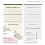 100% Egyptian Cotton King Size Sheets Set (King / 08 - Blush)