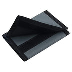 RFID Blocking Canvas Wallet for Men and Women (Grey)