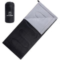 40 Degree Sleeping Bag for Adults (40F-84" x 40" Right Zip / Black Gray)