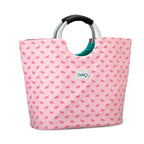 Loopi Large Waterproof Beach Tote Bag (Flamingos)