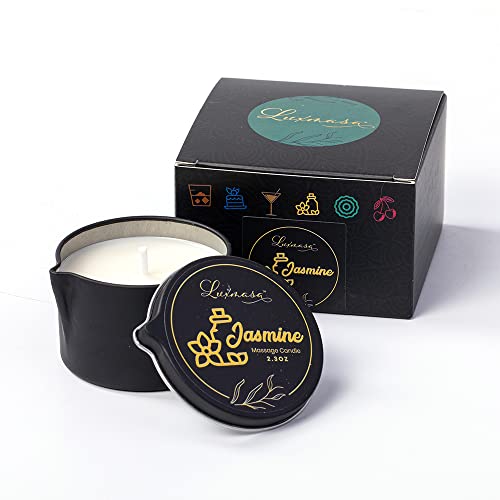 Massage Candle Oil Low Temp Body Relaxation Jasmine 2.35 oz