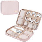 Travel Cord Organizer (Single Layer / Pink)