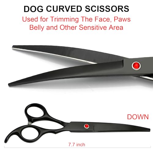 Dog Grooming Kit (Black / 5 Piece)