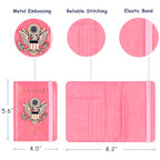 RFID Blocking Passport Holder (Pink / Upgraded)