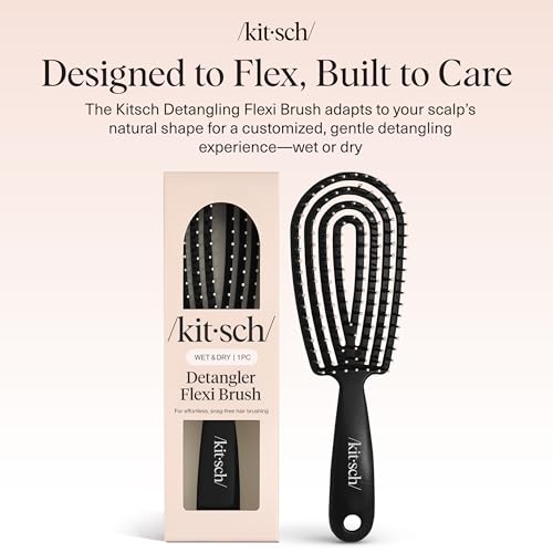 Flexi Flow Detangler Brush (Black / 1 pc)
