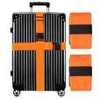 Luggage Straps for Suitcases TSA Approved (Neon Orange)