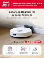 Q7 L5 Robot Vacuum and Mop Combo (White02)