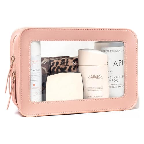 Clear Makeup Bag (PINK1)